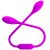 Гибкий двухсторонний вибратор Pretty Love Dream Lover's Whip унисекс BI-014327-5 - Pretty Love - Классические вибраторы - Купить