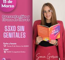 Presentación libro sexo sin genitales-Sonia Garcia tujugueteriaerotica